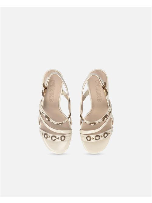 Sandali slingback alti con cinturini e borchie PINKO | SD0511E037DY7